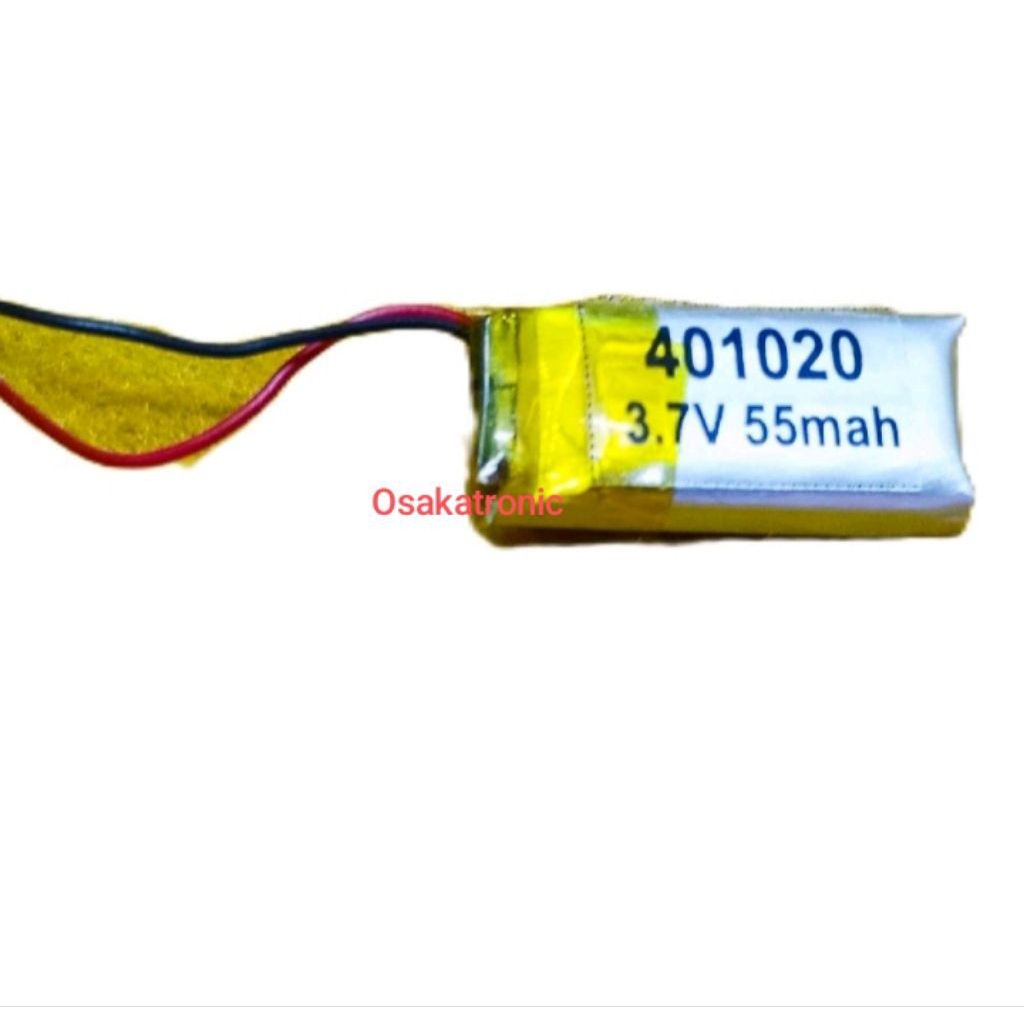 Baterai Lithium-ion Polymer LiPo 401020 70Mah