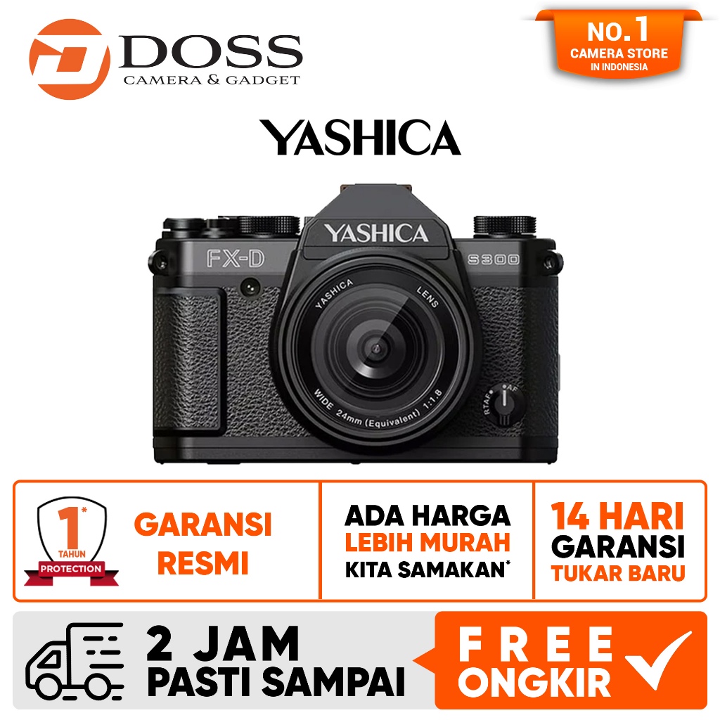 Yashica FX-D S300 Digital Film Simulation Camera (With EVF)
