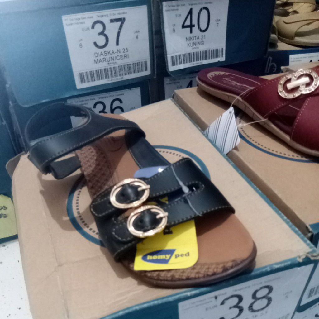 Homyped Vanesa Tn23 Sepatu Sandal Hijabres Wanita Sepatu Sandal Homyped Ori