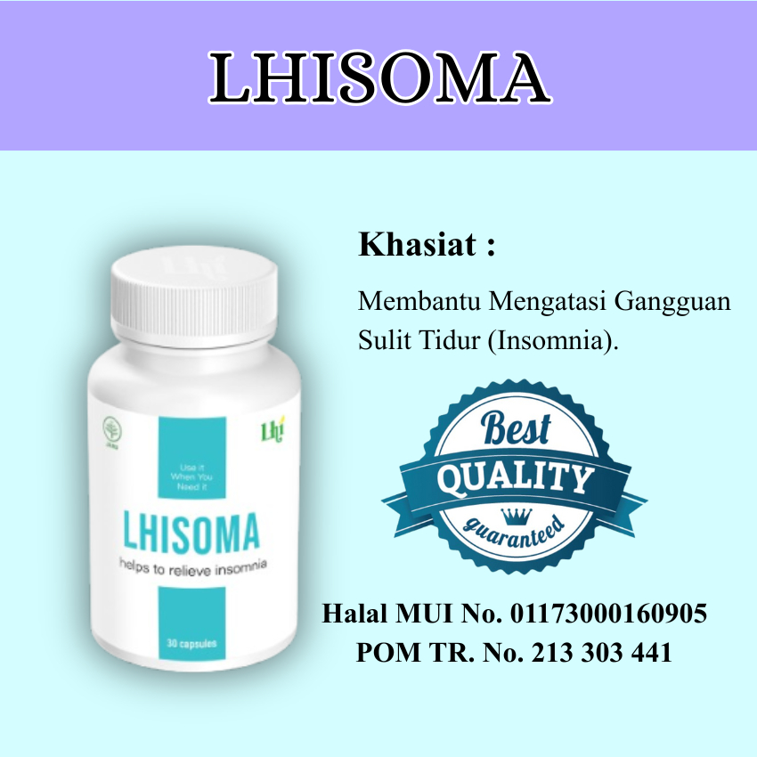 Lhisoma Liza Herbal Atasi Insomnia Membantu Mengatasi Gangguan Sulit Tidur Ekstrak Akar Valerian Bij