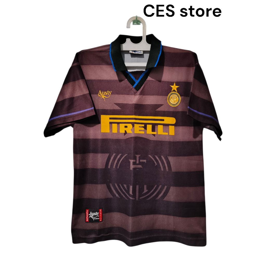 jersey baju bola retro vintage sport casual inter third austy