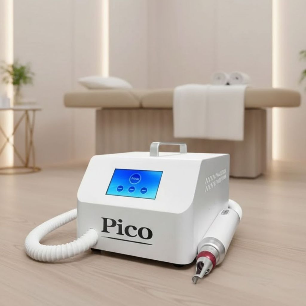 Pico Laser alat Tidak perlu menambahkan air Laser wajah menghilangkan flek laser picosecond versi po