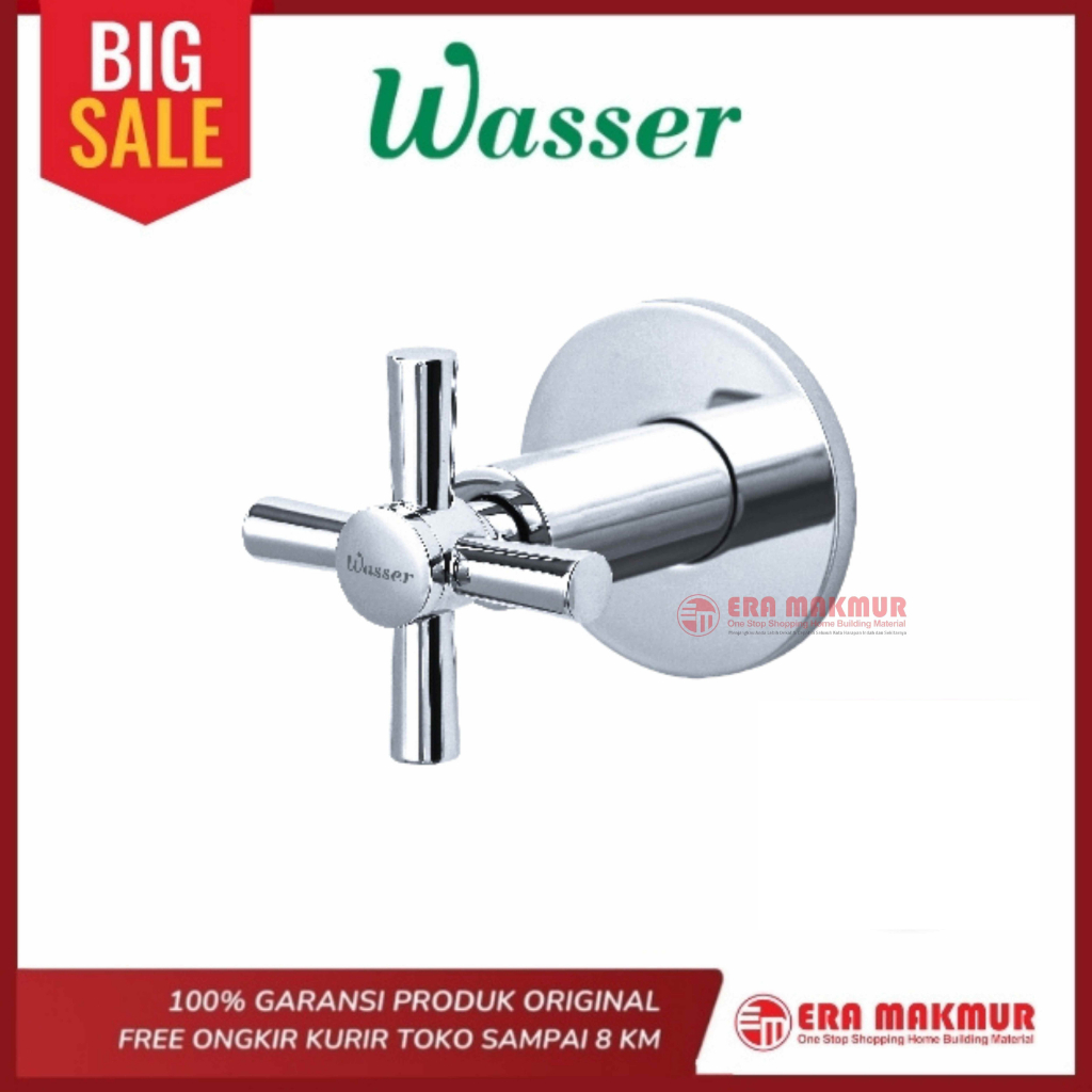 WASSER - Stop Kran Shower TC2-080 Tanam Dingin - Shower Valve Cold