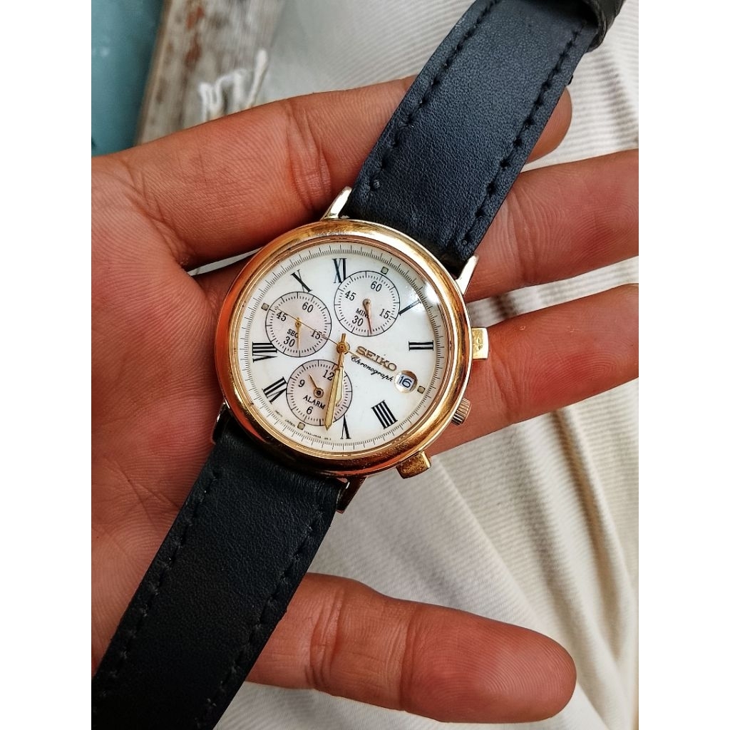 Jam Tangan Seiko Cronoghgrap Alarm