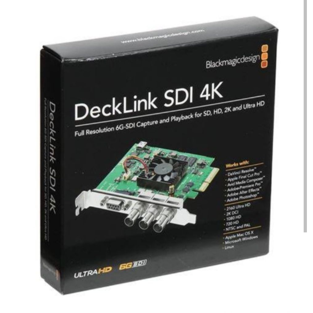 Blackmagic Design Decklink SDI 4K capture & playback card