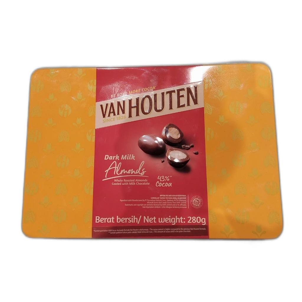 Van Houten Dark Milk Almond Chocolate 280gr