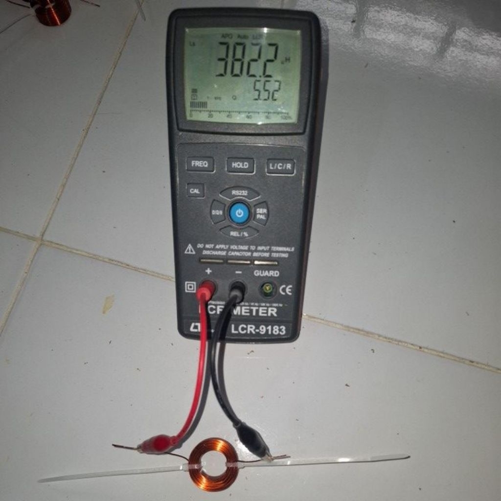 coil lilitan crossover pasif 0,38mh 0,8mm