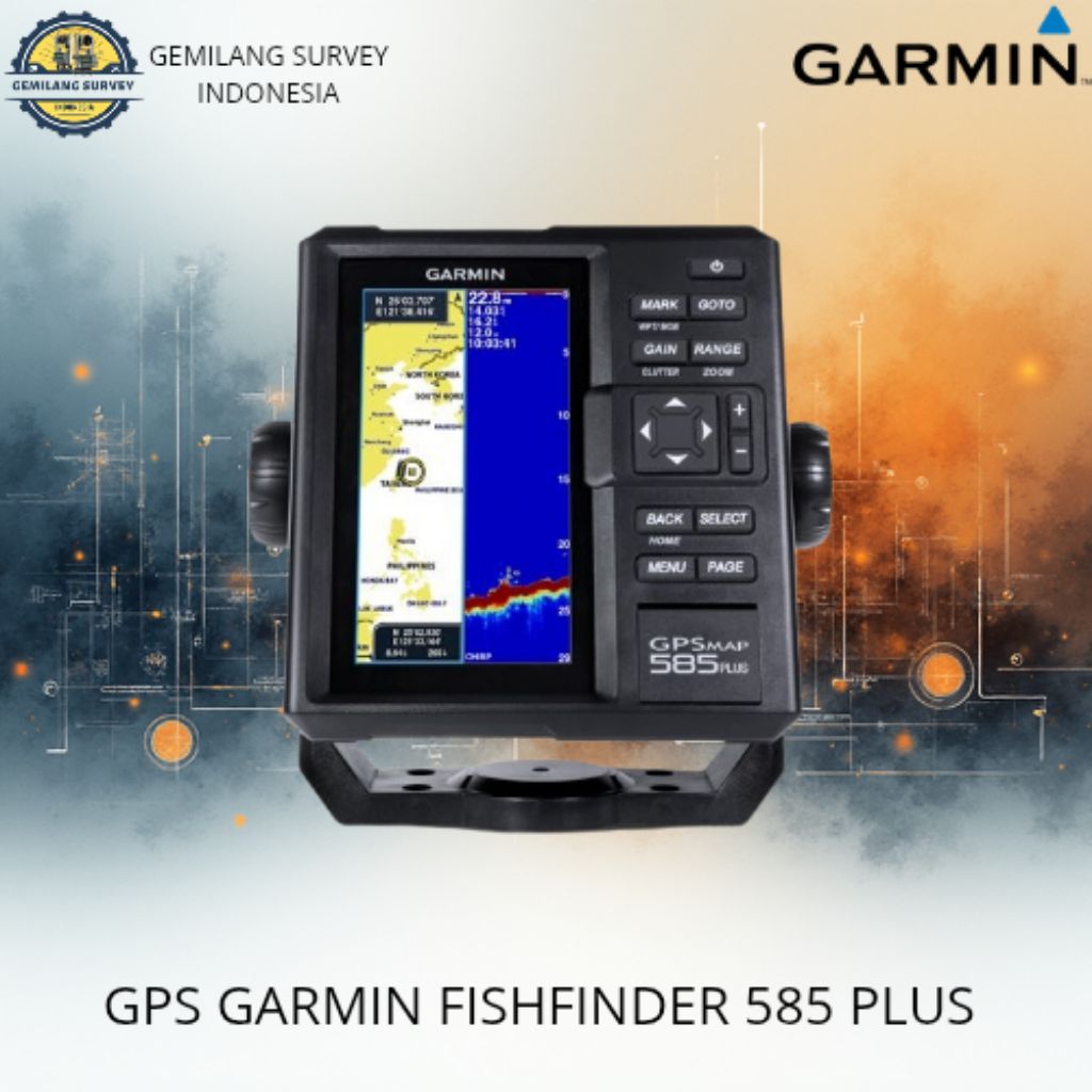GPS MAP Garmin Fishfinder 585 Plus / Garmin 585 Plus Antena GA-38 - Baru