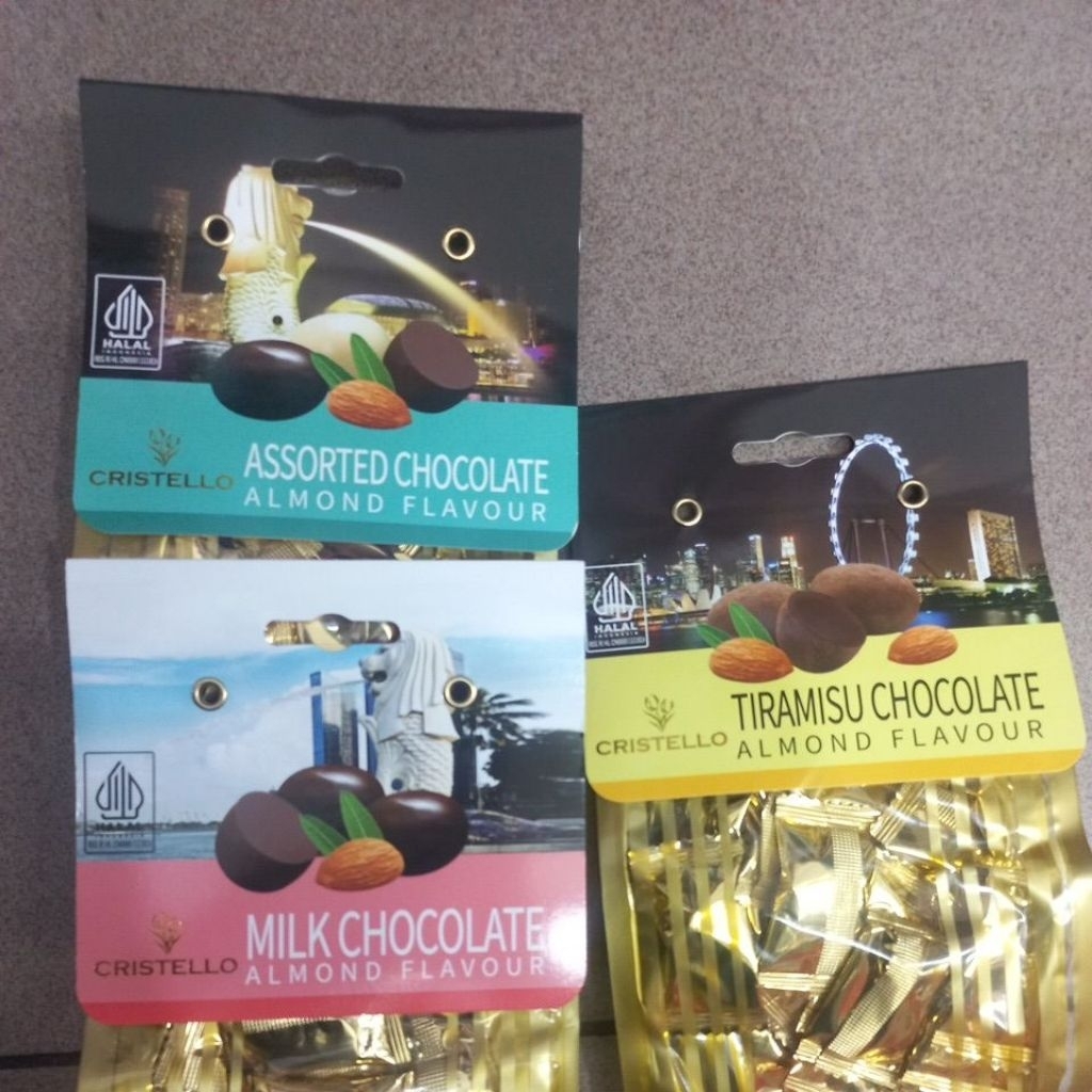 Coklat Cristello / Imelda Almond Flavour Chocolate
