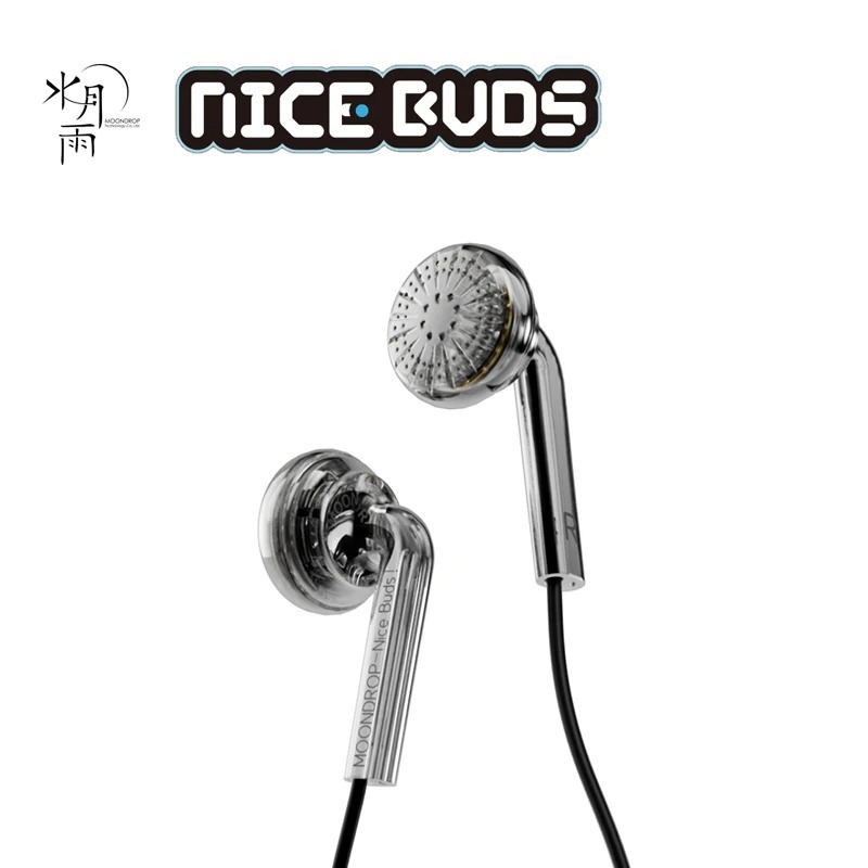 Moondrop NICEBUDS / NICE BUDS 15.4mm Dynamic Driver Flathead Earphone Earbud