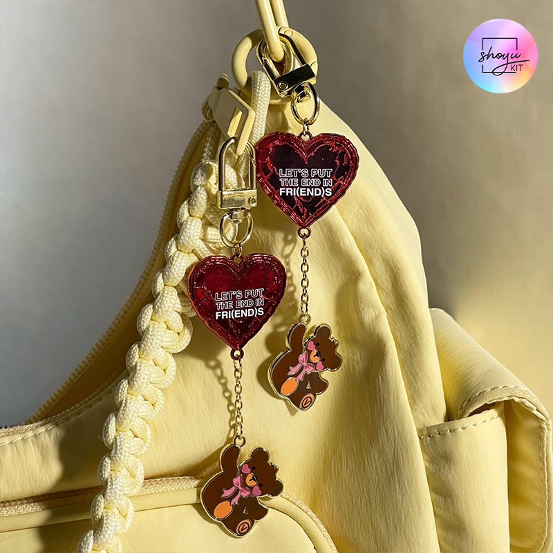 BTS V FRI(END)S Enamel Keychain