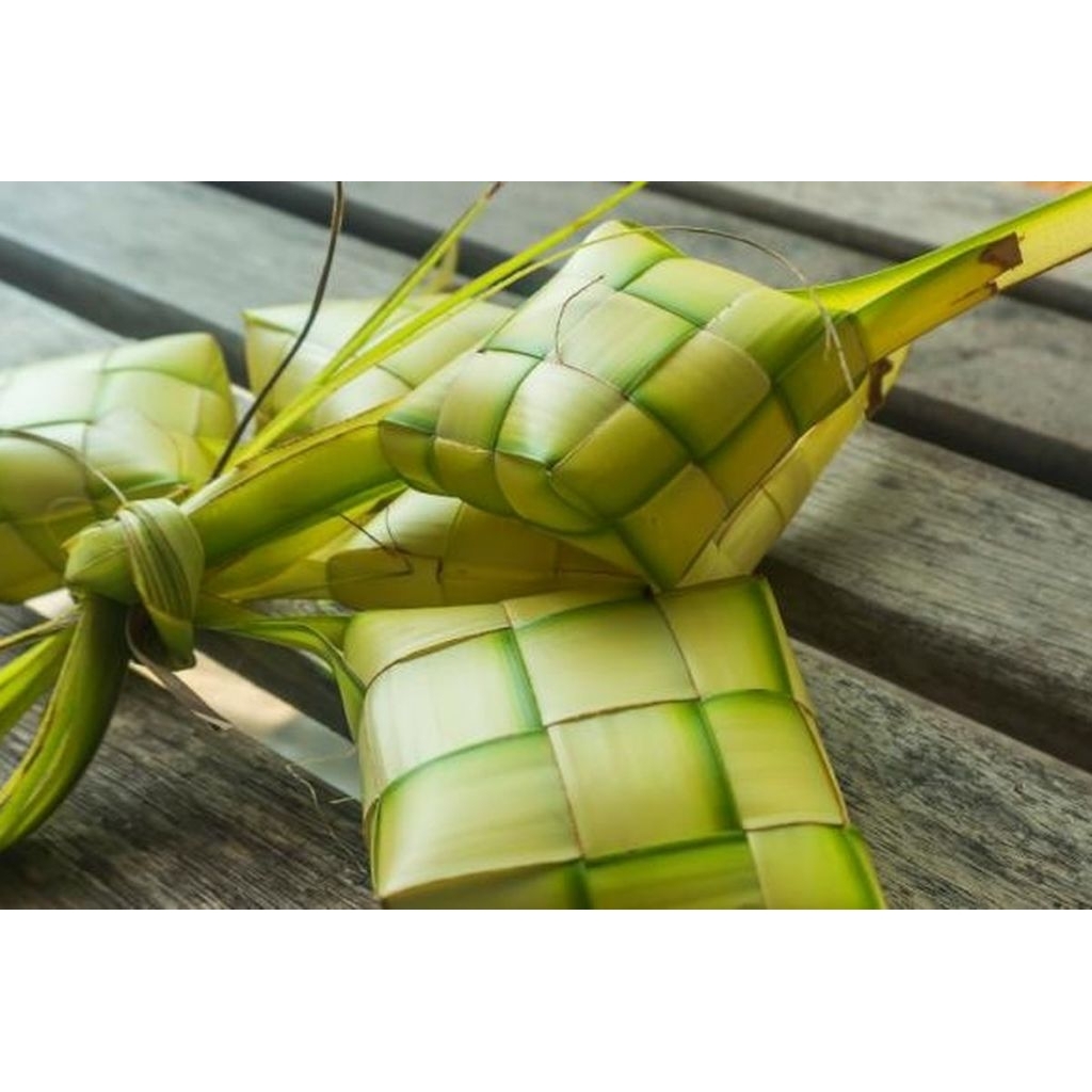 ketupat janur kosongan 1 ikat isi 10