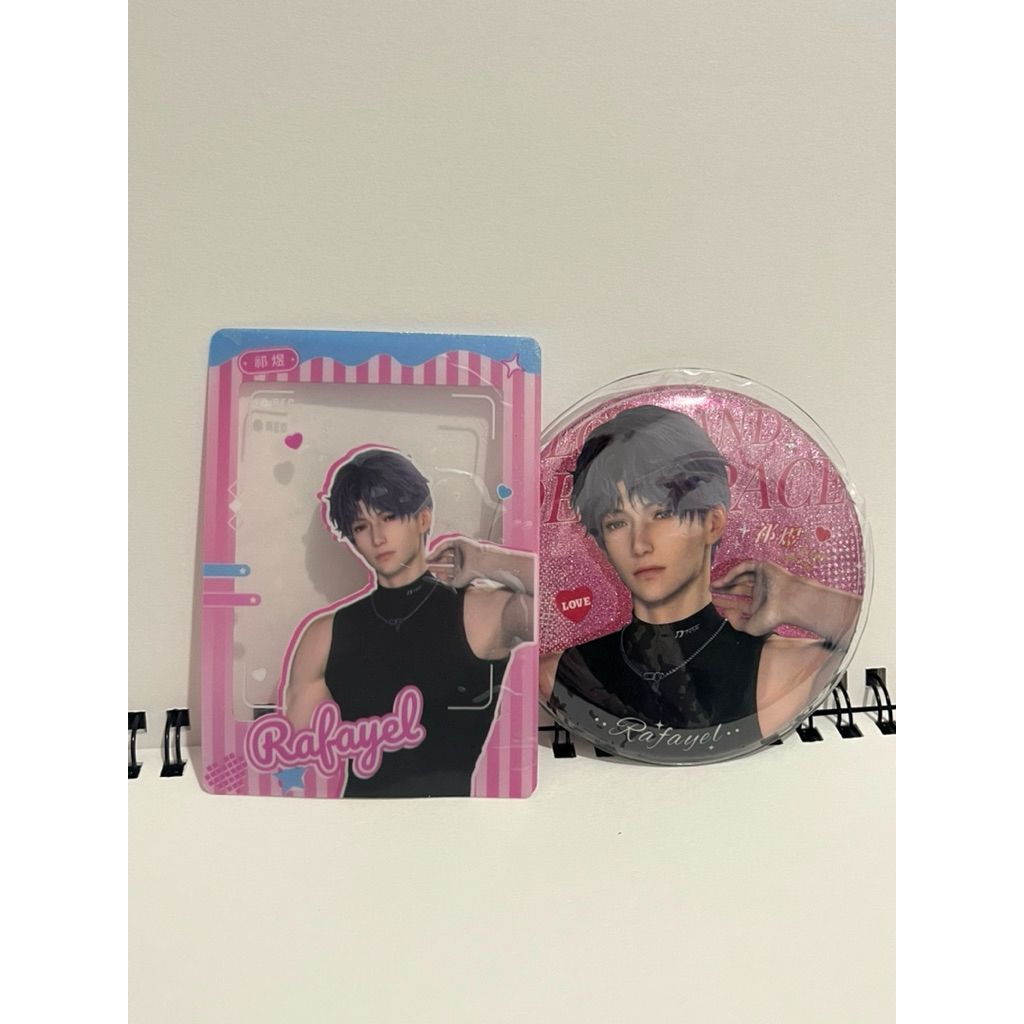 Rafayel Love and deepspace pin & card