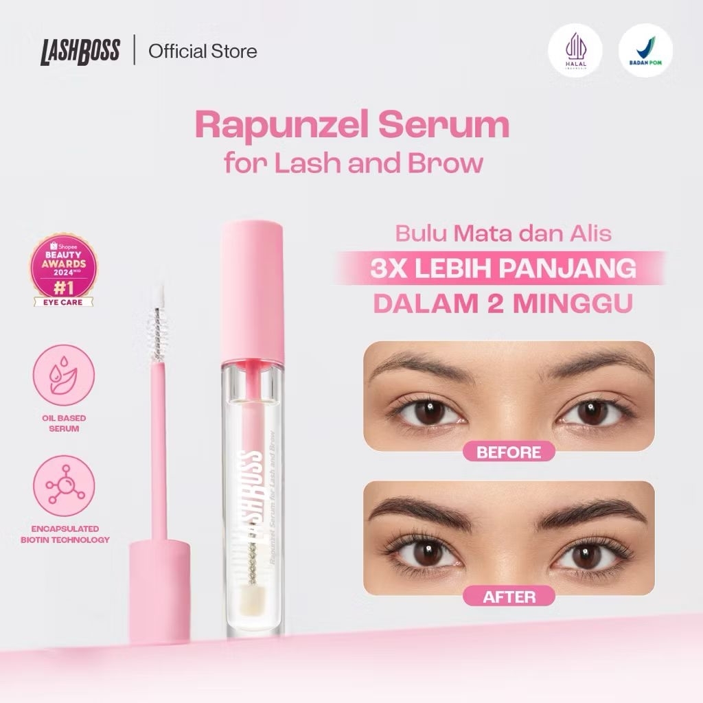 LashBoss Rapunzel Serum for Eyelash and Brow Serum
