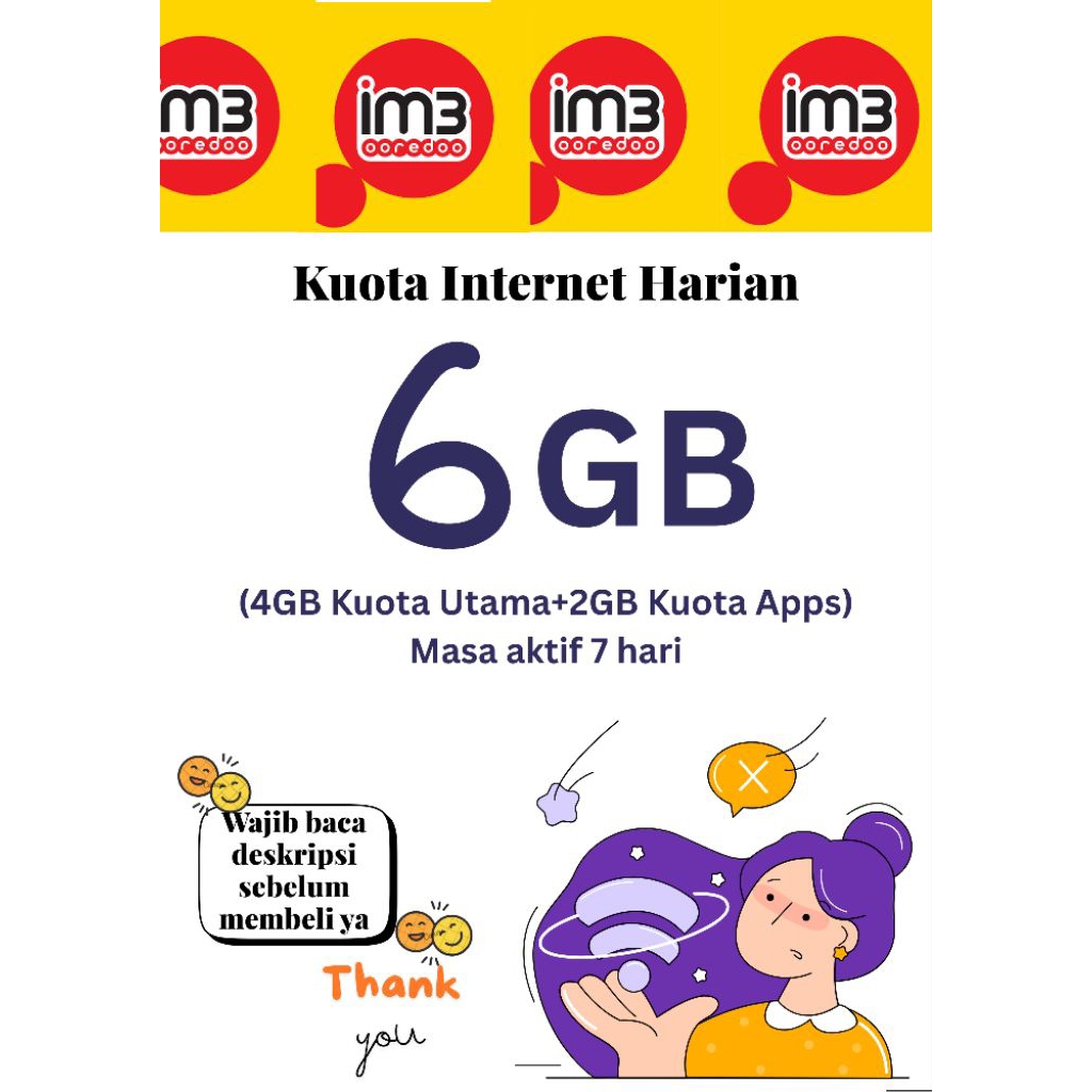 Kuota Internet IM3 Paket Internet Murah