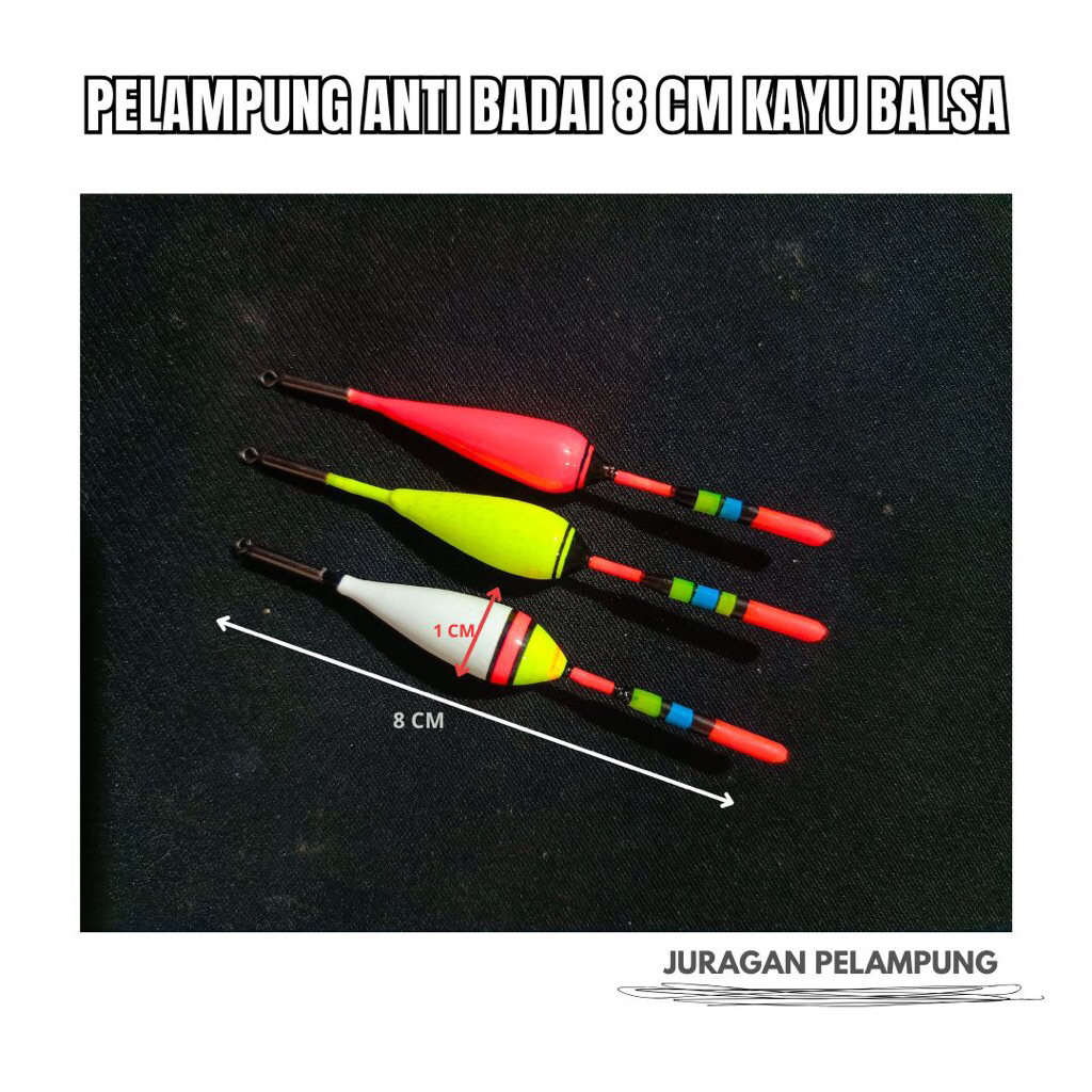 Kambangan/Pelampung Anti Badai 8cm,Bahan kayu balsa