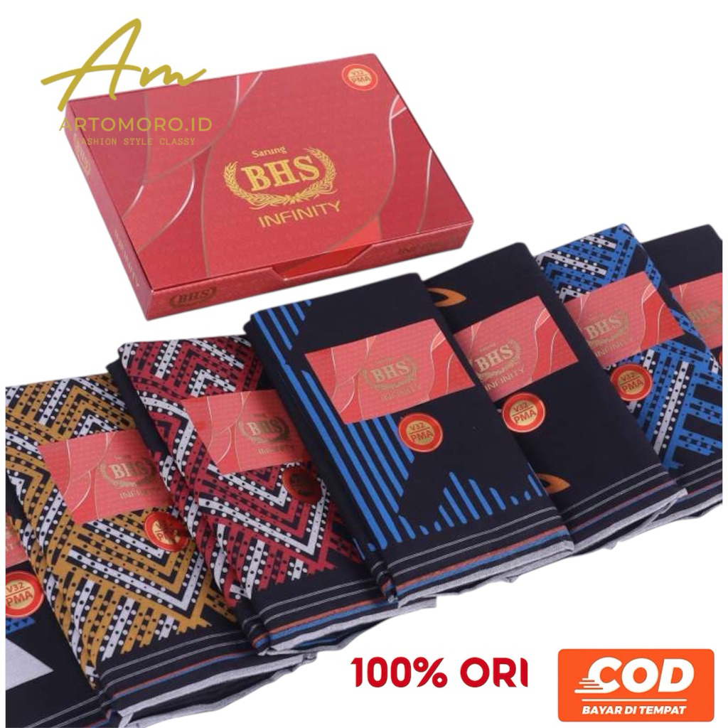 SARUNG BHS INFINTY GOLD TERBARU MOTIF PKA