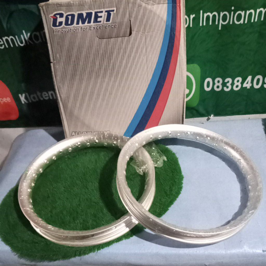 velg comet ushape ring 14 silver 140 160 velg jari jari ring 14 murah obral