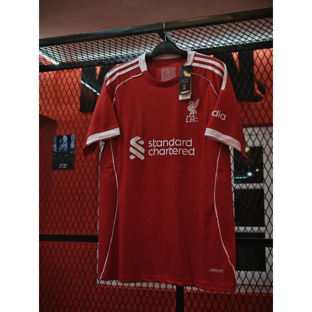 Liverpool home jersey 2025/2026 Grade ori