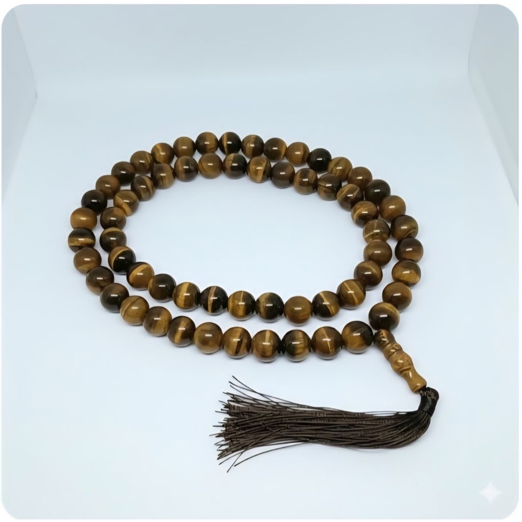 Tasbih Batu Biduri Spah 8mm 99Butir Tasbih Batu Alam Natural