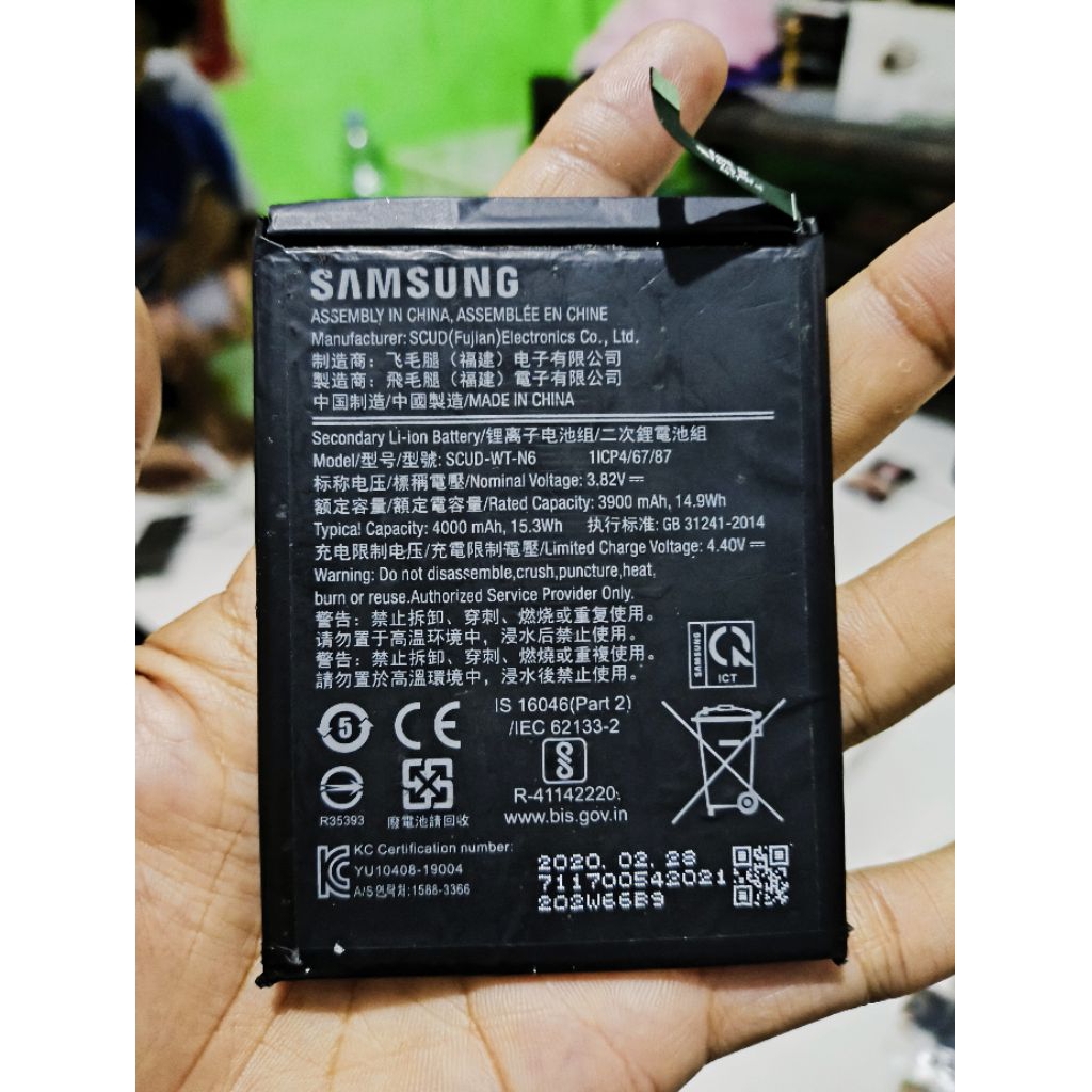 BATRE BATRAI SAMSUNG 10S Li-ion Battery ORIGINAL COPOTAN SCUD-WT-N6-BATU BATTERY BATRAI BATRE TANAM 