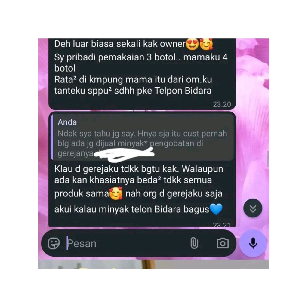 Minyak Telon Bidara Asylash Original Cocok Untuk Bayi - Lansia