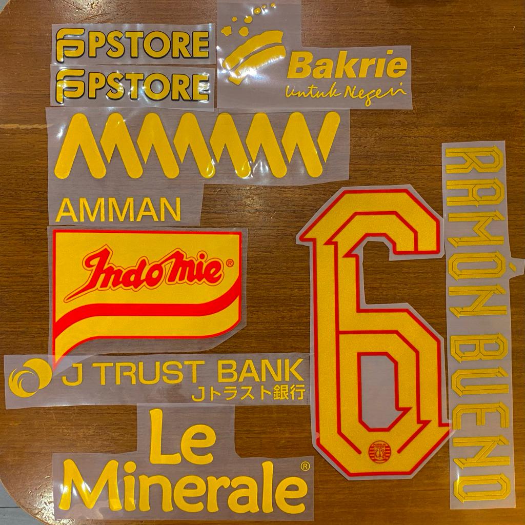 Nameset Sponsor Jersey Persija Jakarta 2024 2025