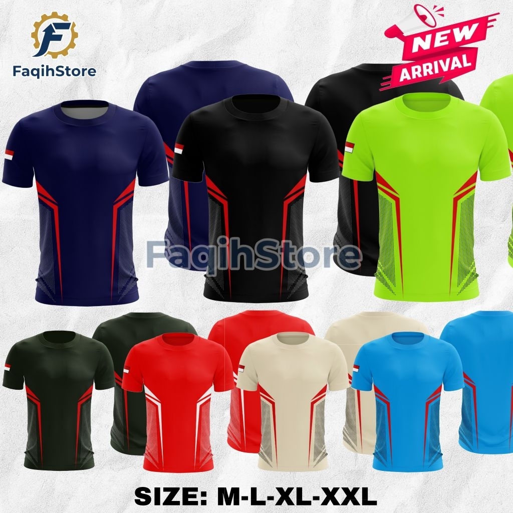 Kaos Dryfit Premium | Kaos Dryfit | Jersey Dryfit | Kaos Pria | Kaos Jersey | Atasan Pria