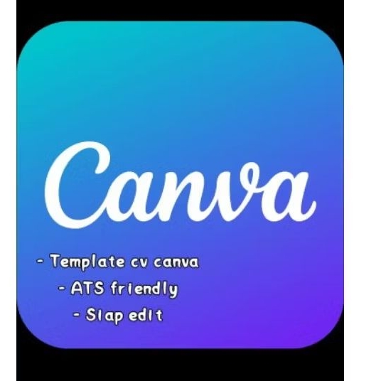 Template CV Canva ATS Friendly + Desain Modern | Editable