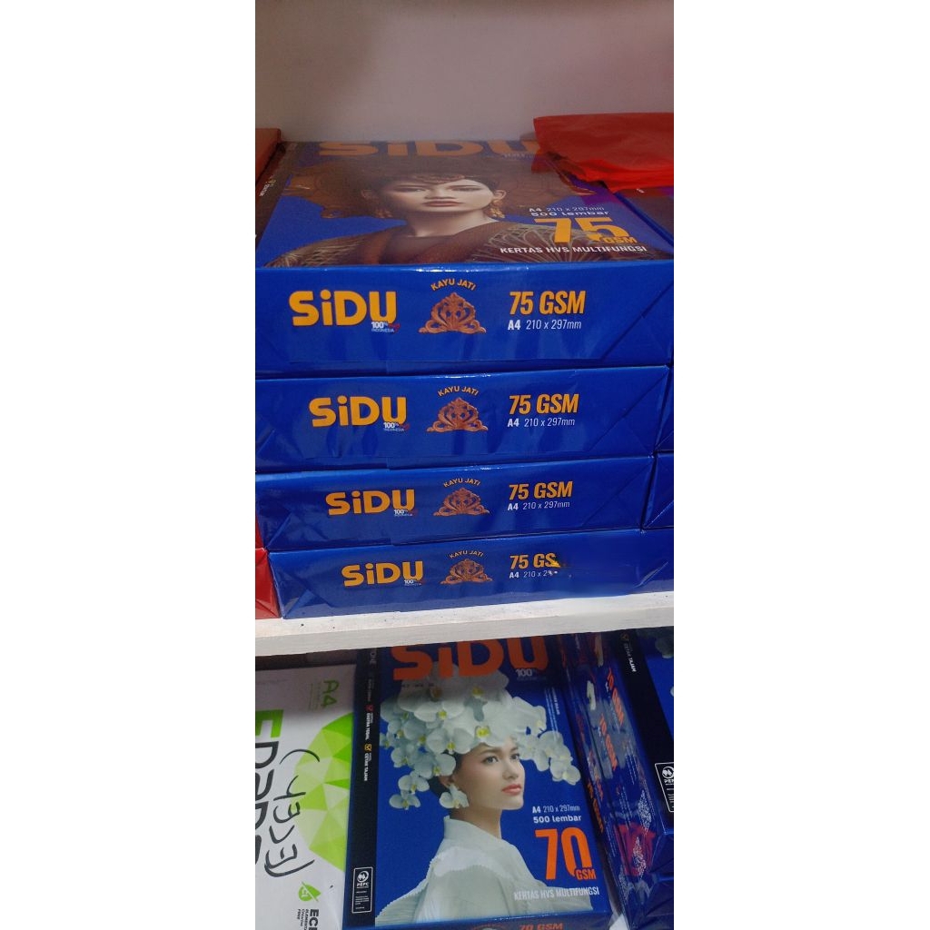kertas HVS sidu 75gram 1rim
