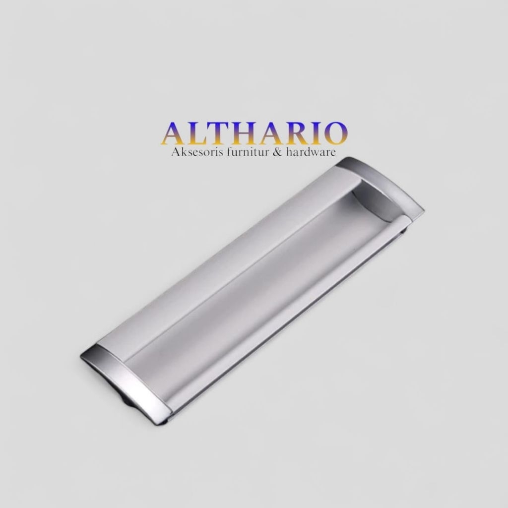 Handle laci tanam alumunium / tarikan laci tanam anodize