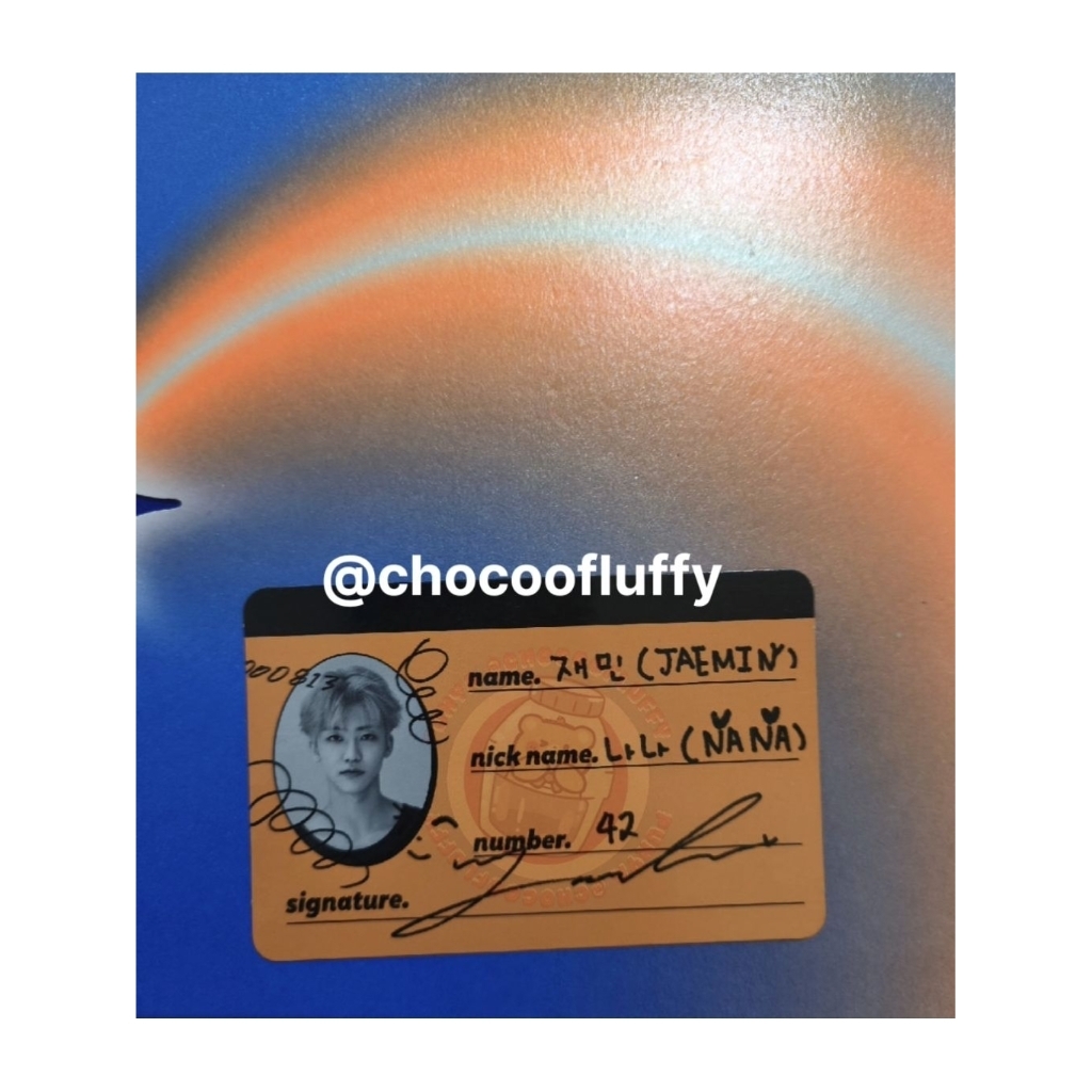 Photocard Crew Card Jaemin Nct Dream We Go Up