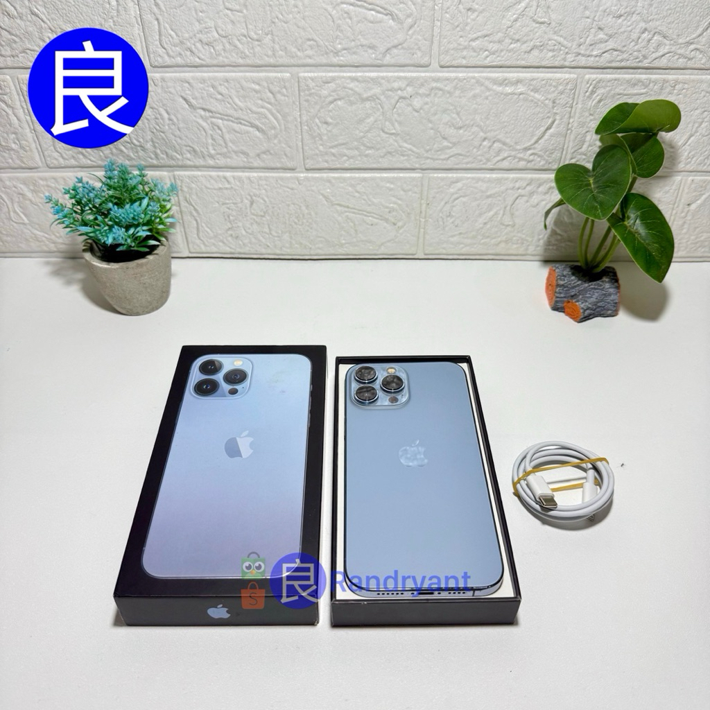 iPhone 13 Pro Max 256GB Sierra Blue Wifi Only Ex-Inter Fullset Ori Mulus Bekas Second Ex Eks Inter P
