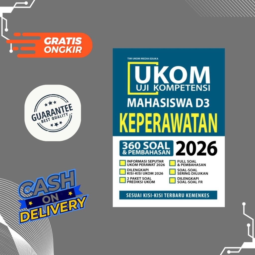 Buku UKOm Uji Kompetensi D3 Keperawatan 2026