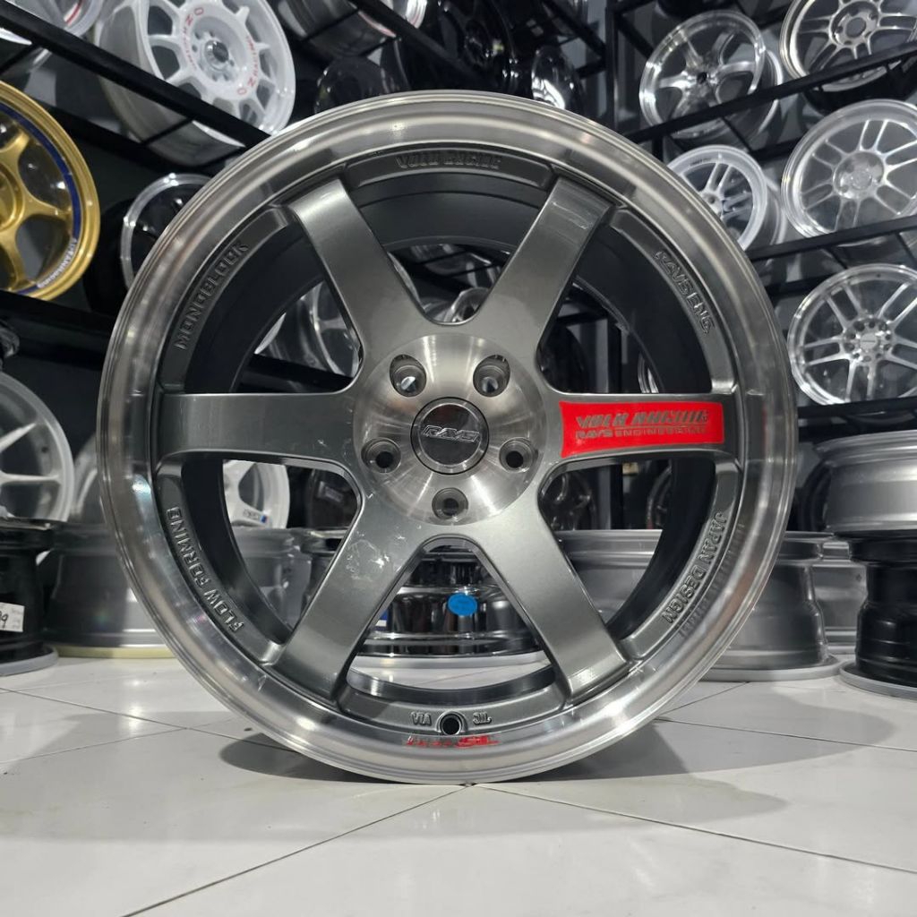 velg te37 sl HYPER BLACK POLIS ring 18 lebar 9,5 velg mobil ring 18 pnp mobil reborn venturer Innova