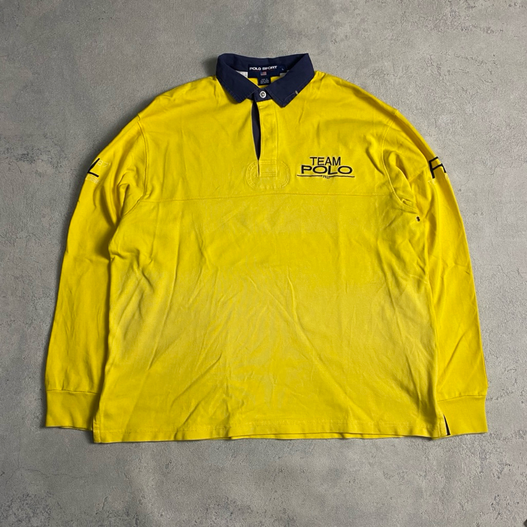 vintage polo sport rugby long sleeve