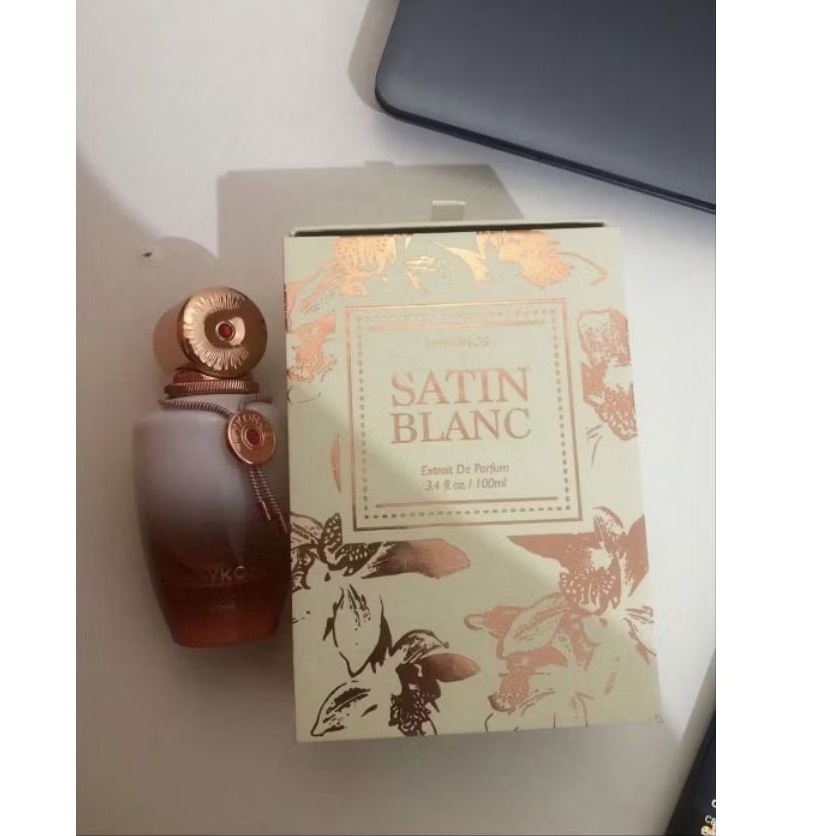 satin blanc mykonos (preloved)