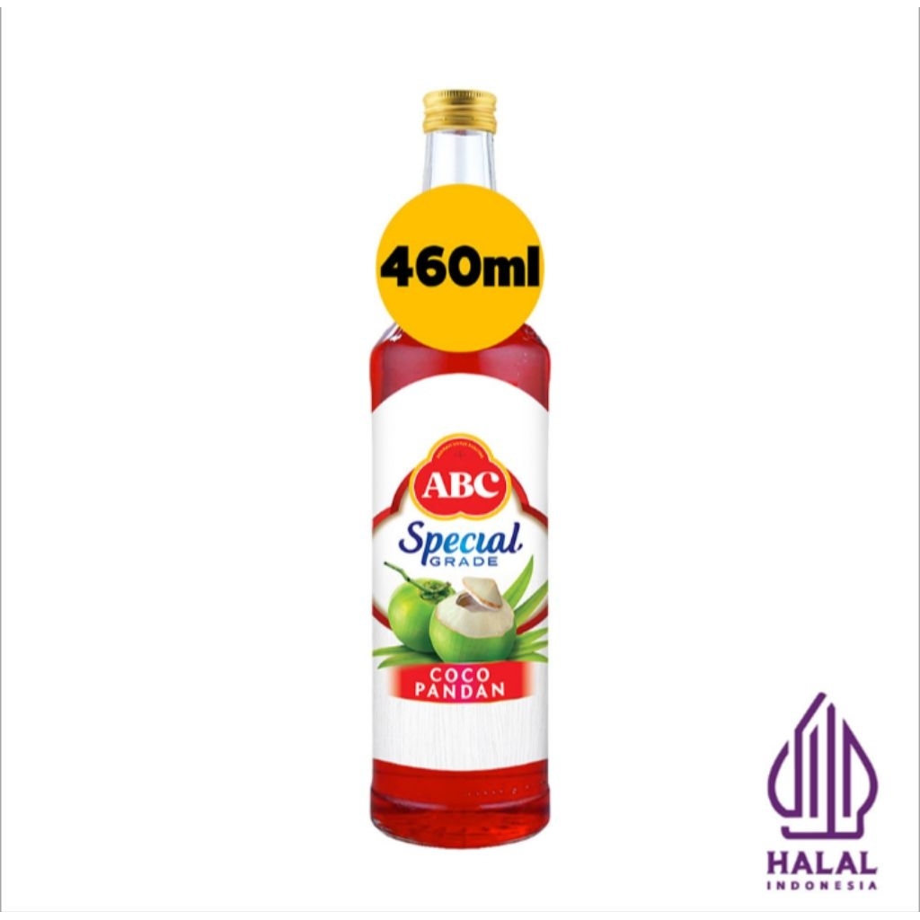ABC Special Grade Sirup Cocopandan Botol 460 ml