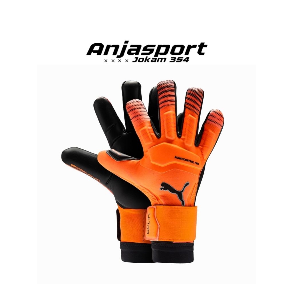 SARUNG TANGAN KIPER - PUMA ULTRA 6 ULTIMATE HYBRID HOT PURSUIT GK GLOVE ORIGINAL