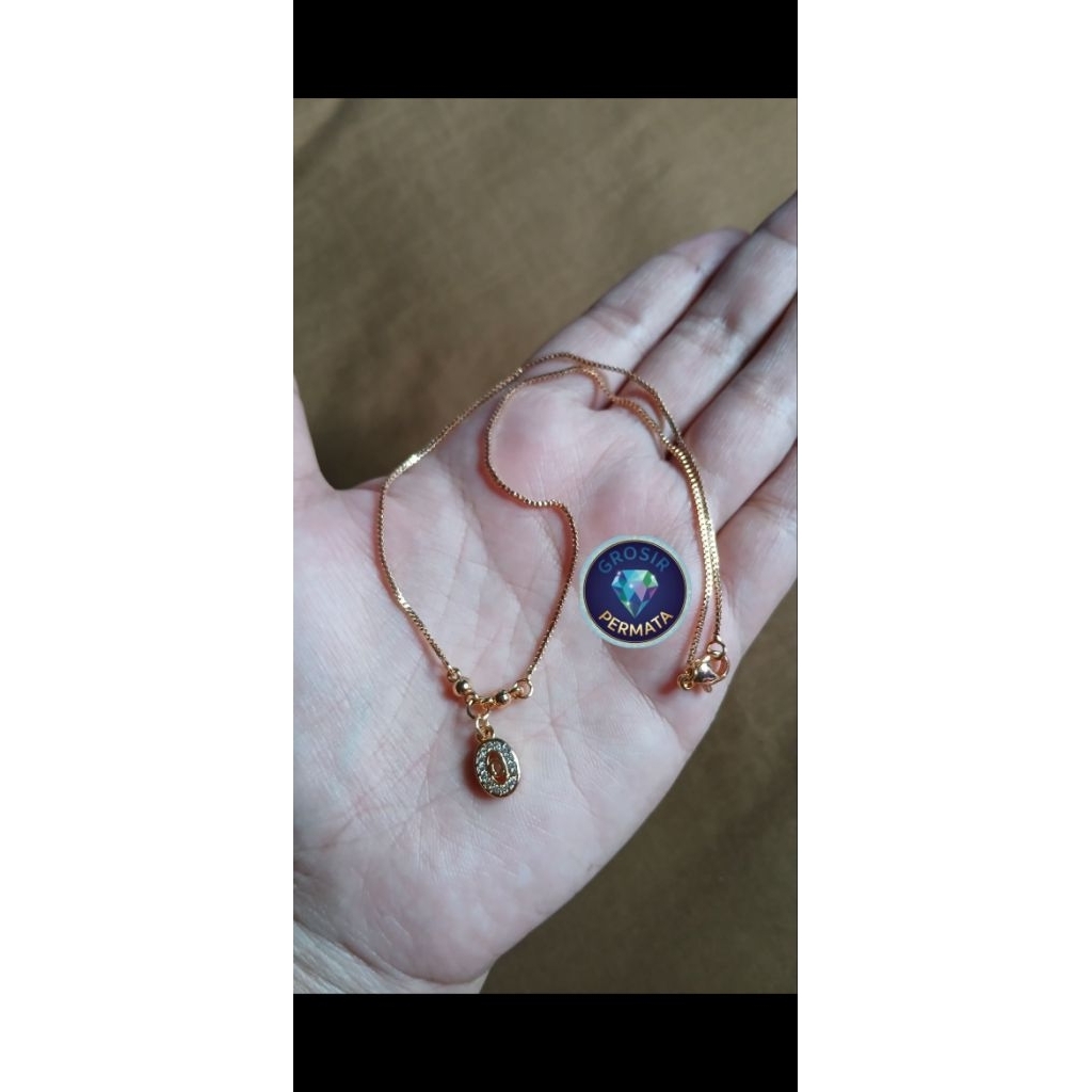 kalung anak liontin warna emas