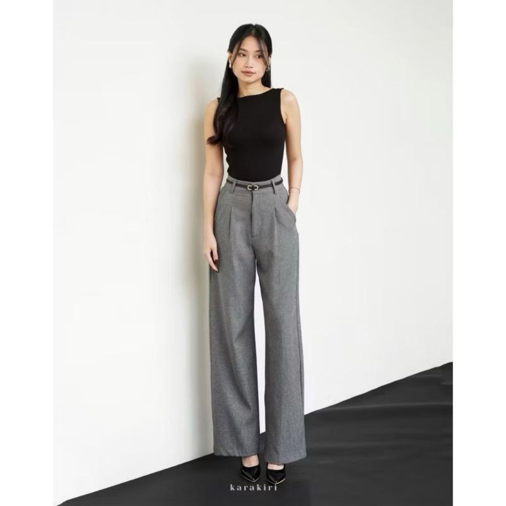Viona Pant - Celana Loose Pant Trouser Wanita