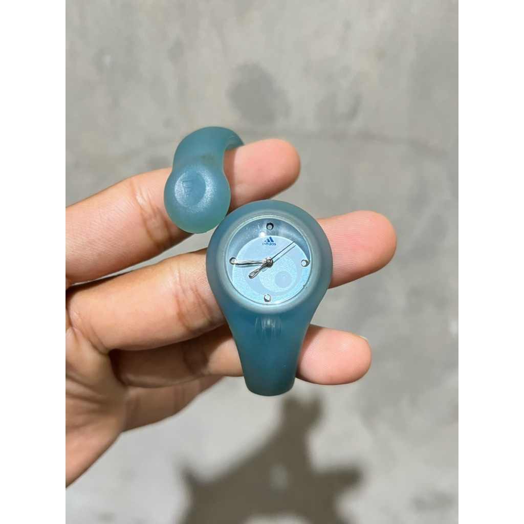 Vintage ADIDAS VENOM TWIST Analog Blue Watch, jam adidas vintage, not n*ke triax