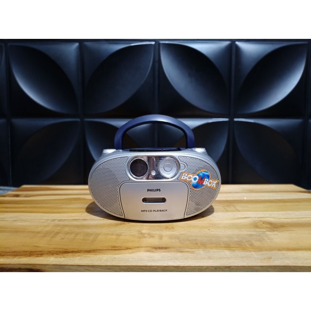 Compo Philips AZ1037 CD Cassette Radio Boombox Portable