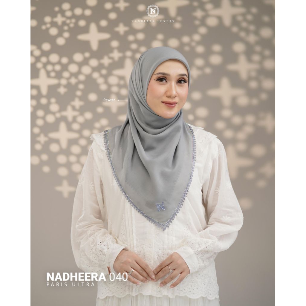 Hijab Segi Empat 041 N 041 Hijab Segi Empat  Nadheera Luxury