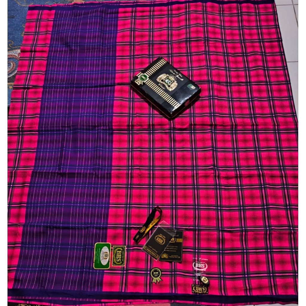SARUNG BHS KBS GOLD SUTERA SPUNSILK 140 WARNA PINK