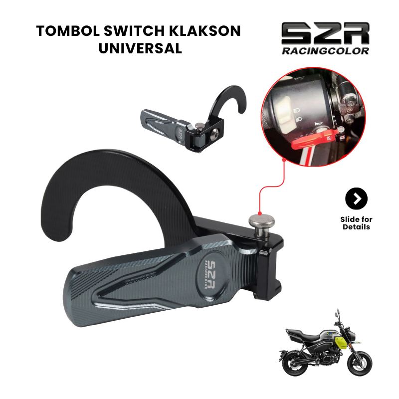 Switch Klakson Motor Papio Universal CNC Horn Switch Button Accesories Original