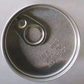 TUTUP ALUMINIUM SILVER PET CAN DIAMETER 75 - 84 MM SEGEL PET CAN PP CAN
