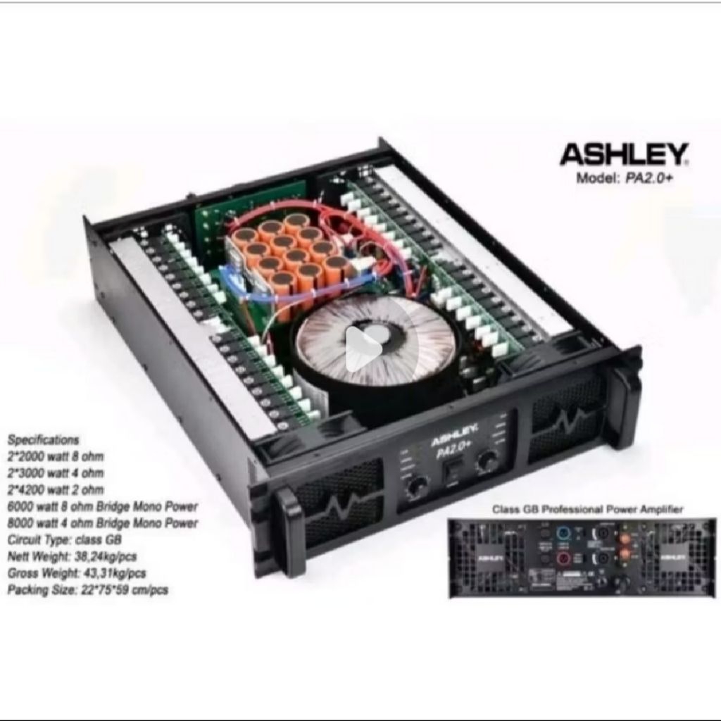 POWER ASHLEYPA2.0+CLAS GBBADAK2000WATT ASHLEY PA20CLAS GB2000WATT POWER ASHLEY