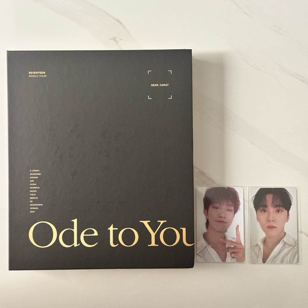 ODE TO YOU 2019 SEVENTEEN SVT CONCERT IN SEOUL DVD OFFICIAL MERCHANDISE MD UNSEALED FULL SET PHOTOCA