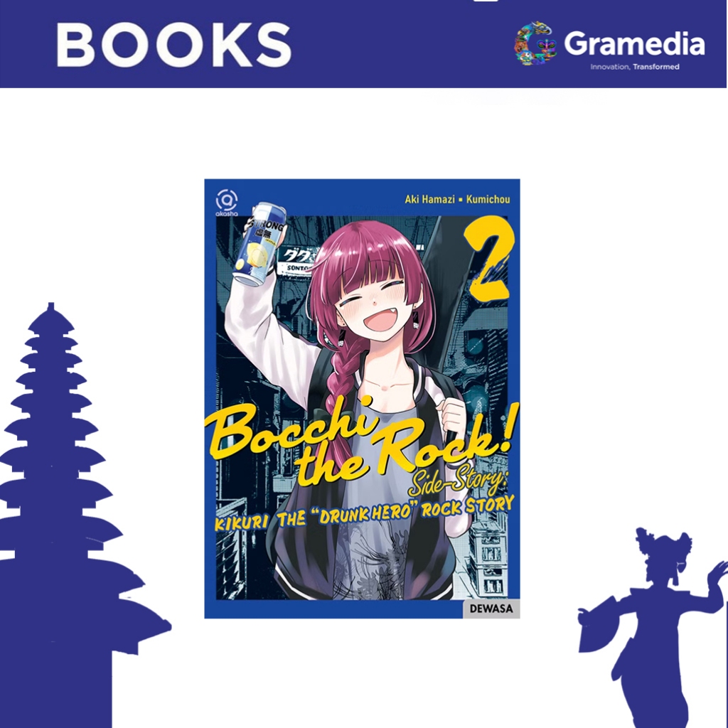 Gramedia Bali - Bocchi The Rock - Drunk Hero Rock Story 02